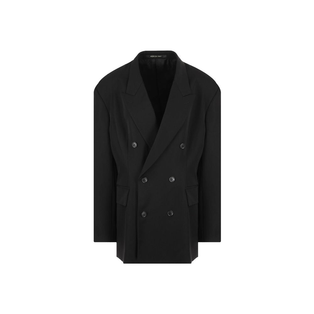 Balenciaga Black Wool Coat | Regal Royce