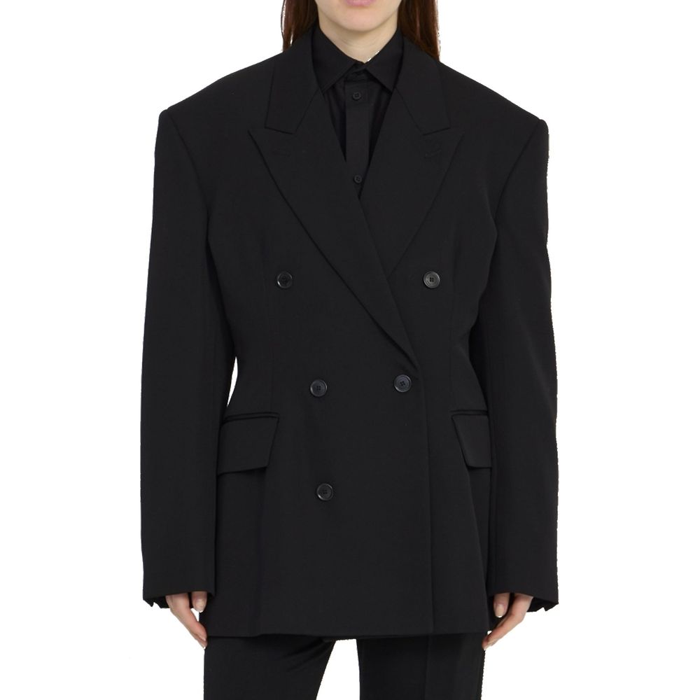 Balenciaga Black Wool Coat | Regal Royce