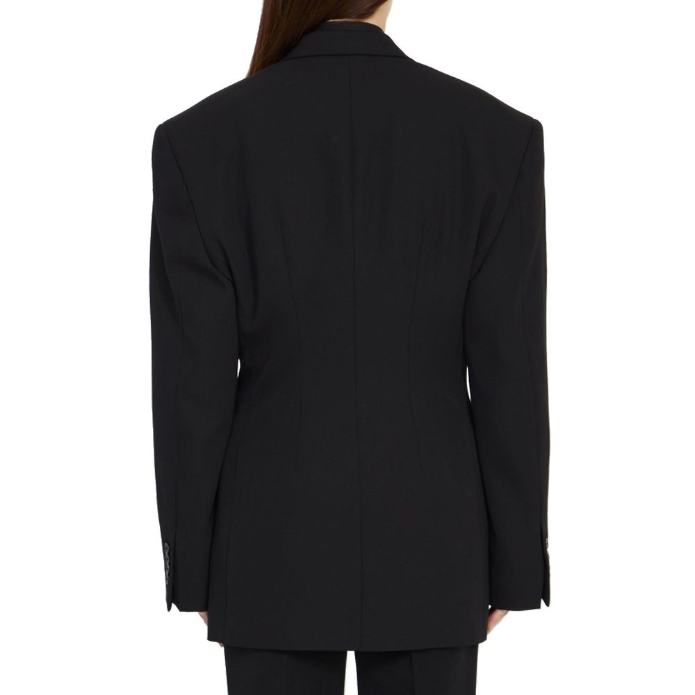 Balenciaga Black Wool Coat | Regal Royce