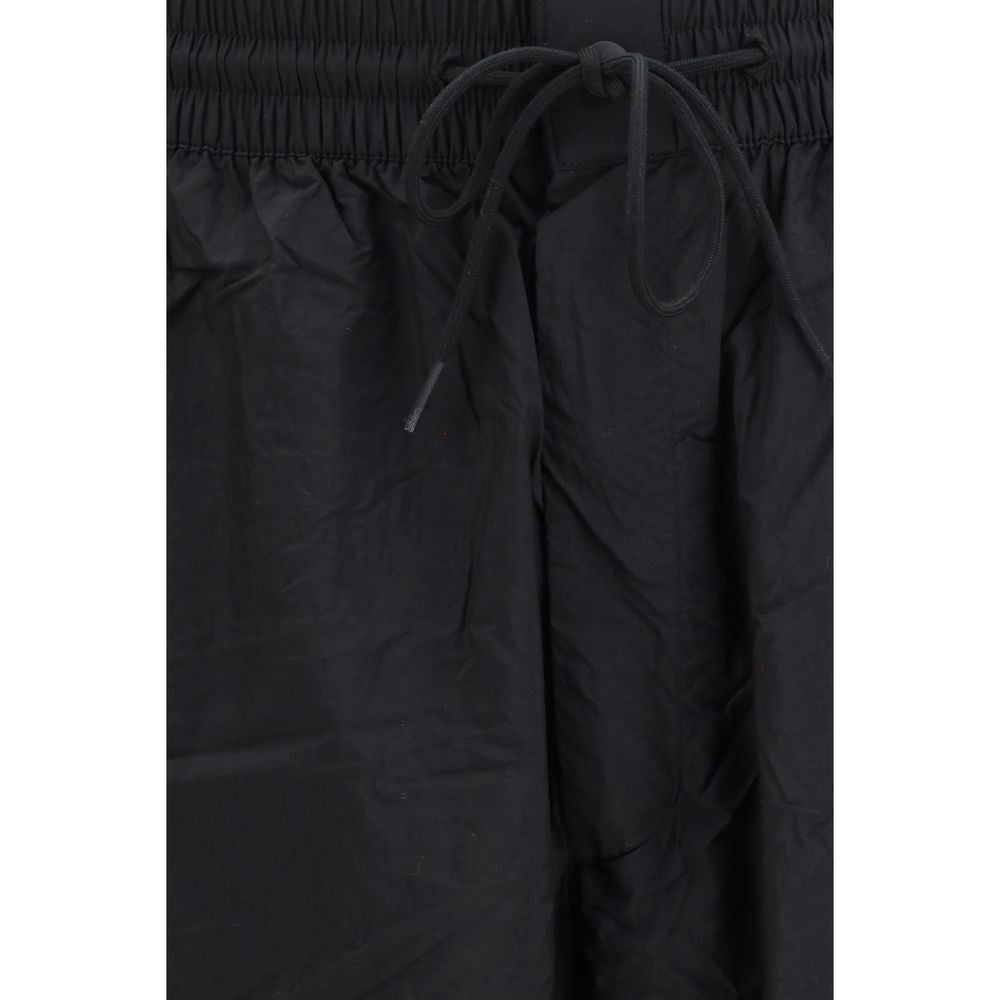 Y-3 Black Nylon Casual Pants | Regal Royce