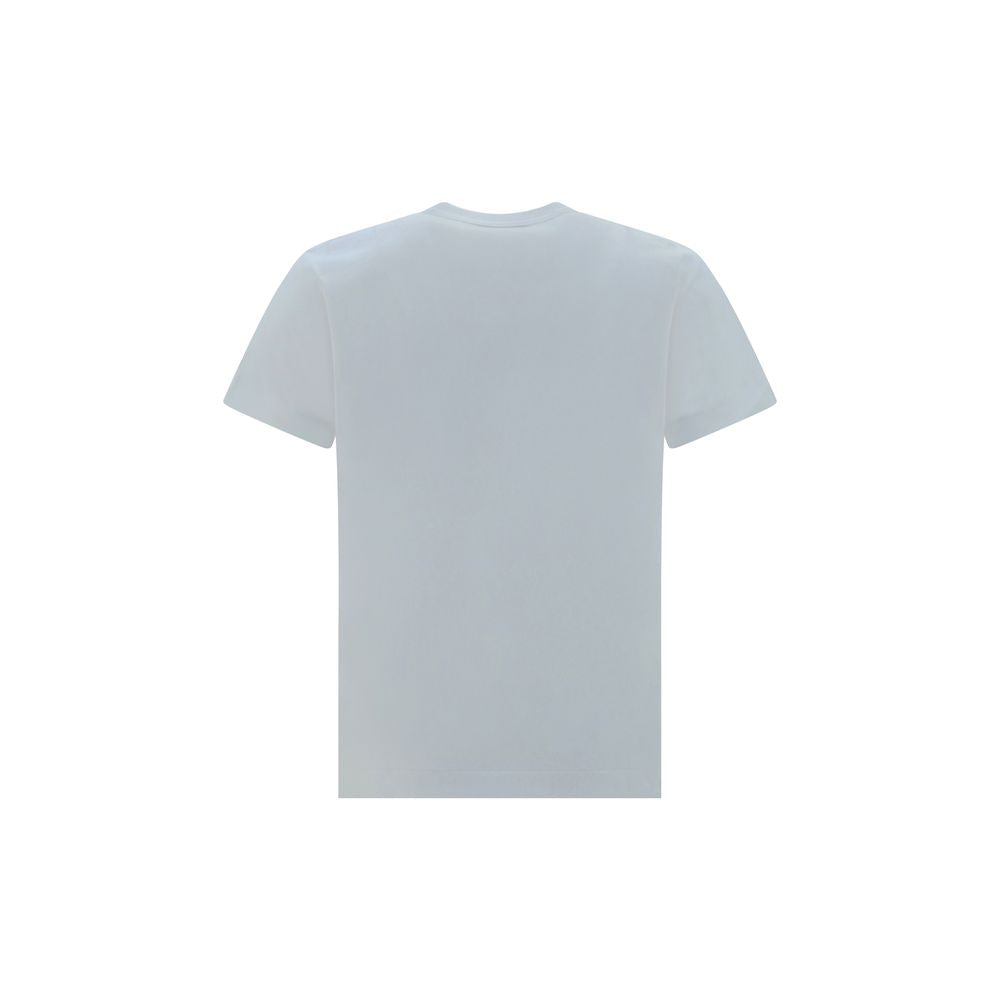 Comme Des Garçons Play White Cotton T-Shirt | Regal Royce