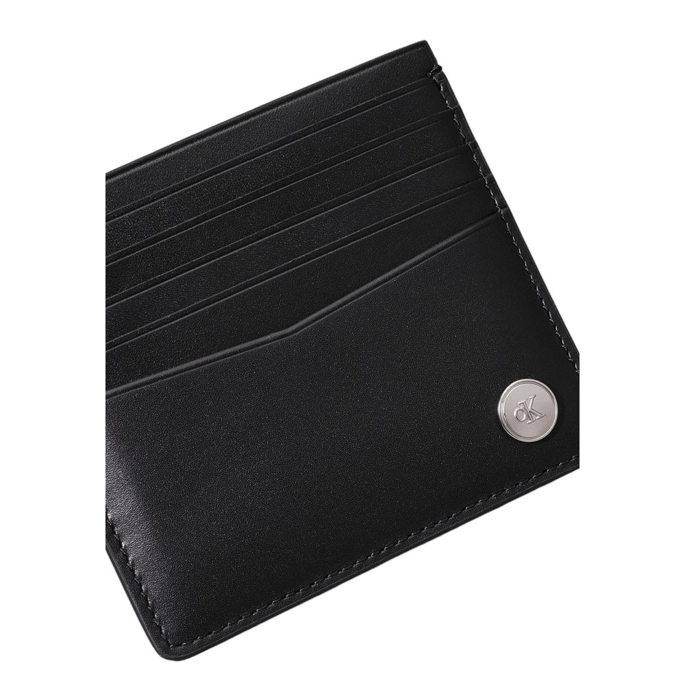 Calvin Klein Jeans Black Leather Wallet | Regal Royce