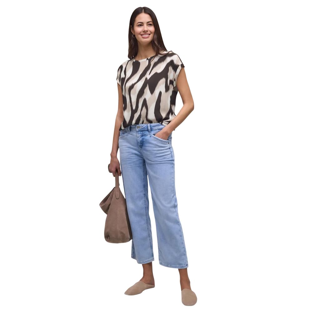 Street One Brown Viscose Blouse | Regal Royce