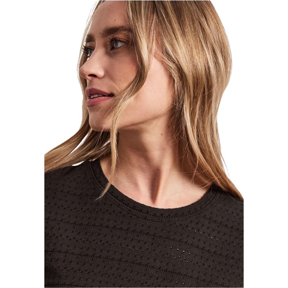 Street One Brown Cotton T-Shirt | Regal Royce