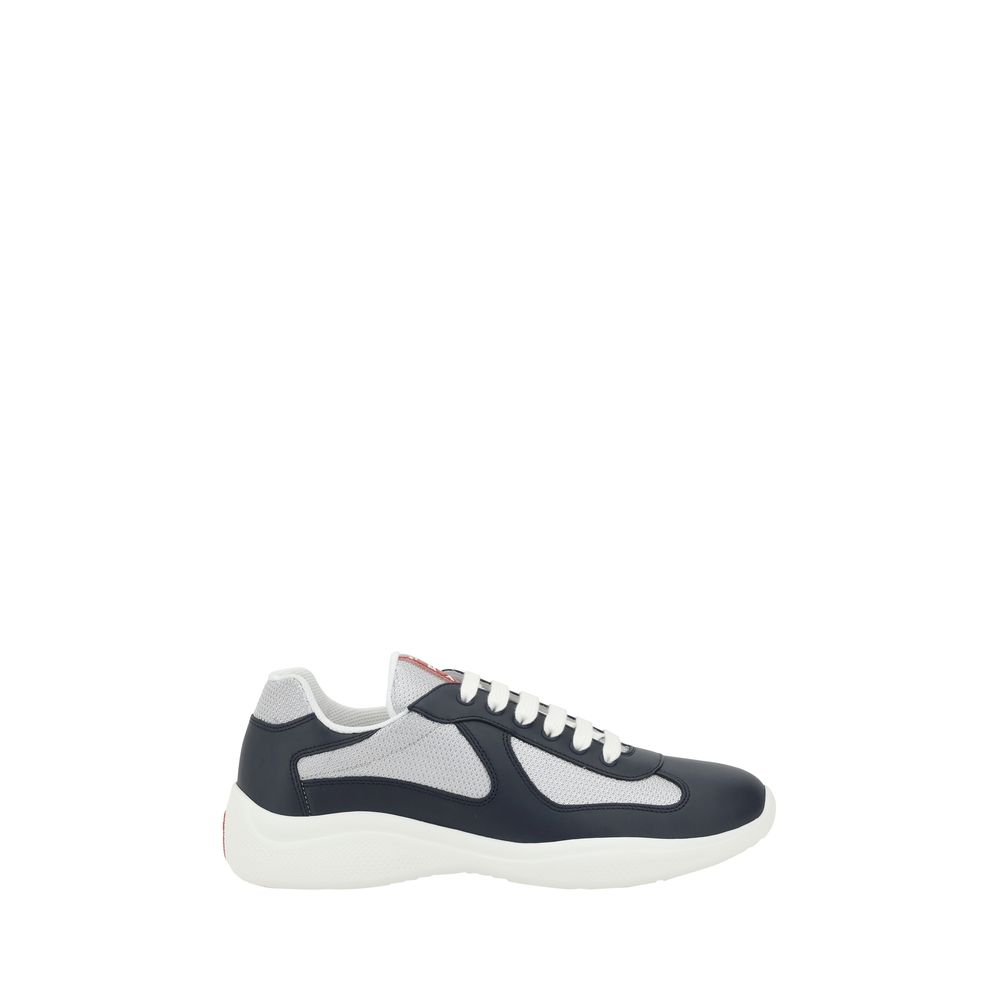 Prada Blue Polyamide Athletic Sneakers | Regal Royce