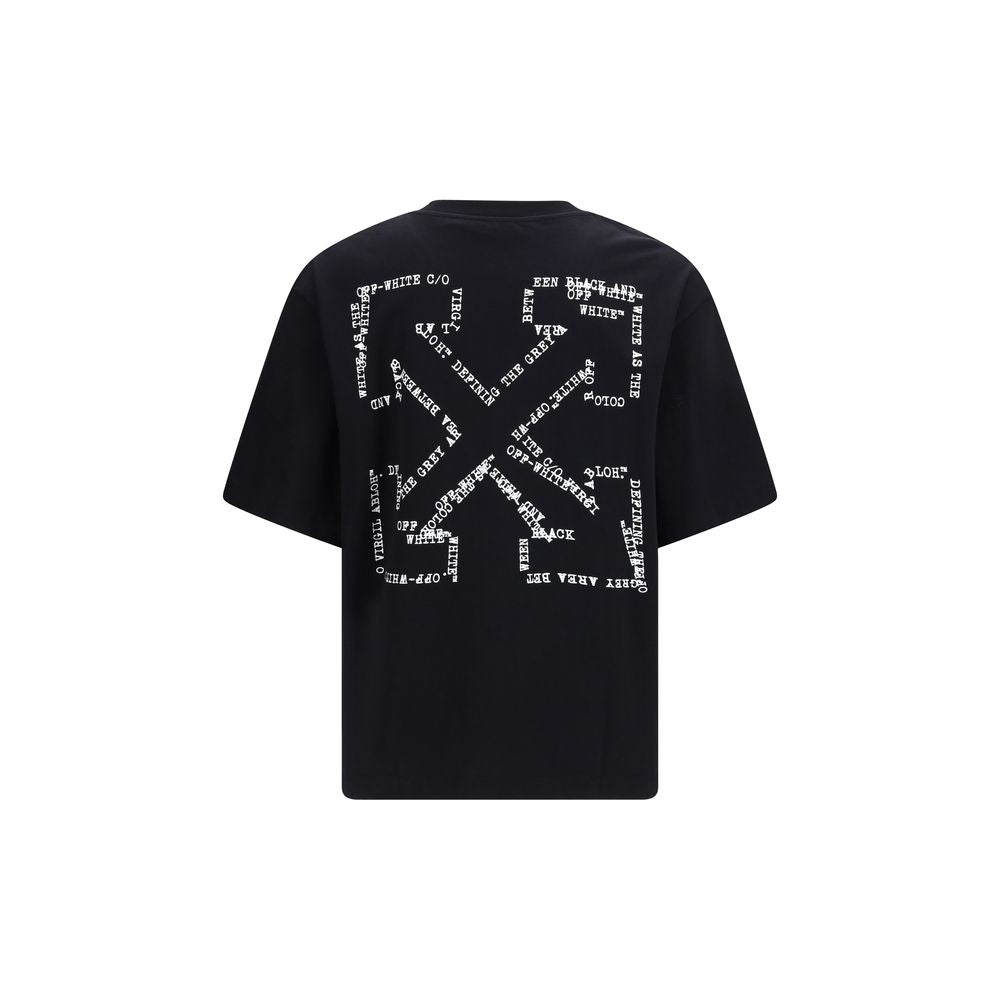 Off-White Black Cotton T-Shirt | Regal Royce
