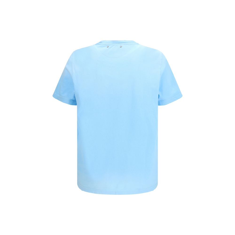 Golden Goose Blue Cotton T-Shirt | Regal Royce