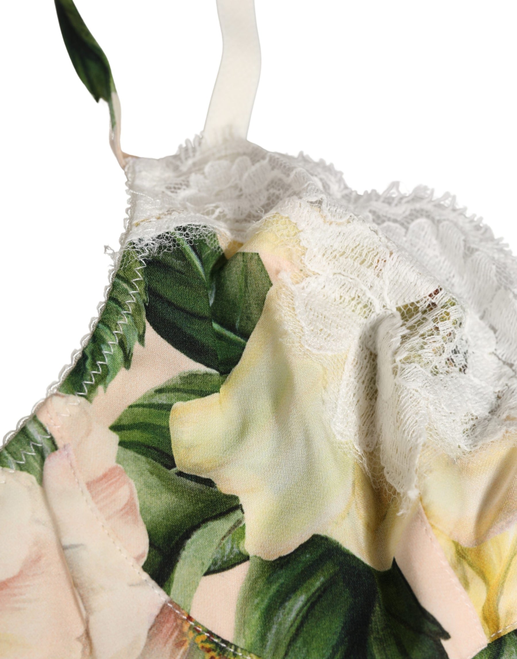 Dolce & Gabbana Multicolor Floral Print Soft Cup Bra Underwear | Regal Royce