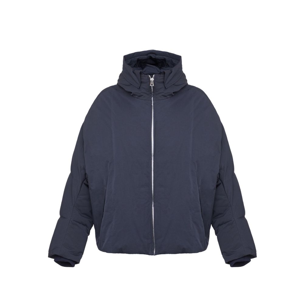 Bottega Veneta Blue Polyamide Coat | Regal Royce