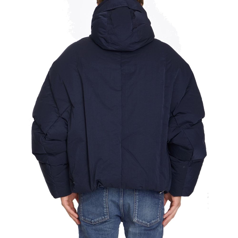 Bottega Veneta Blue Polyamide Coat | Regal Royce