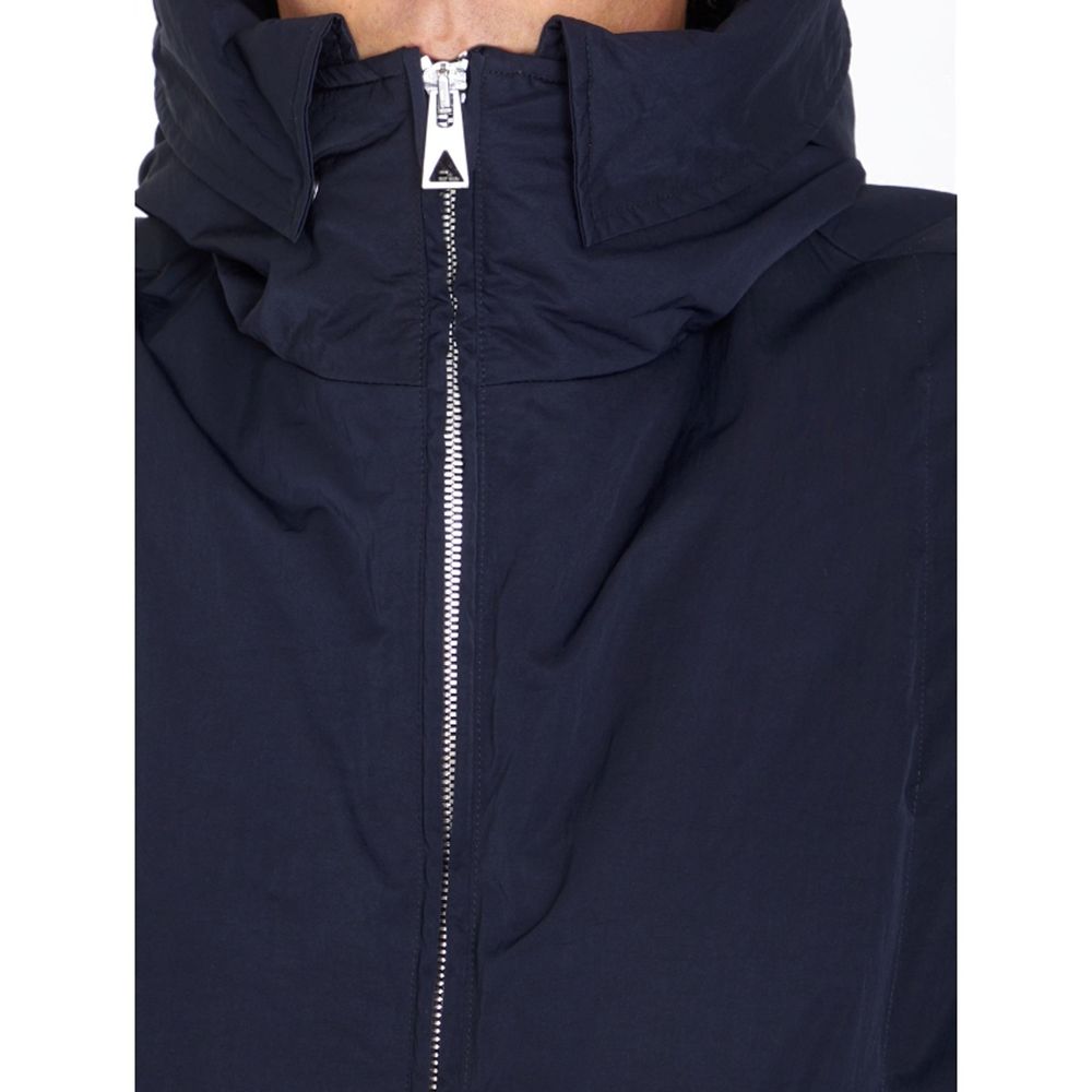 Bottega Veneta Blue Polyamide Coat | Regal Royce