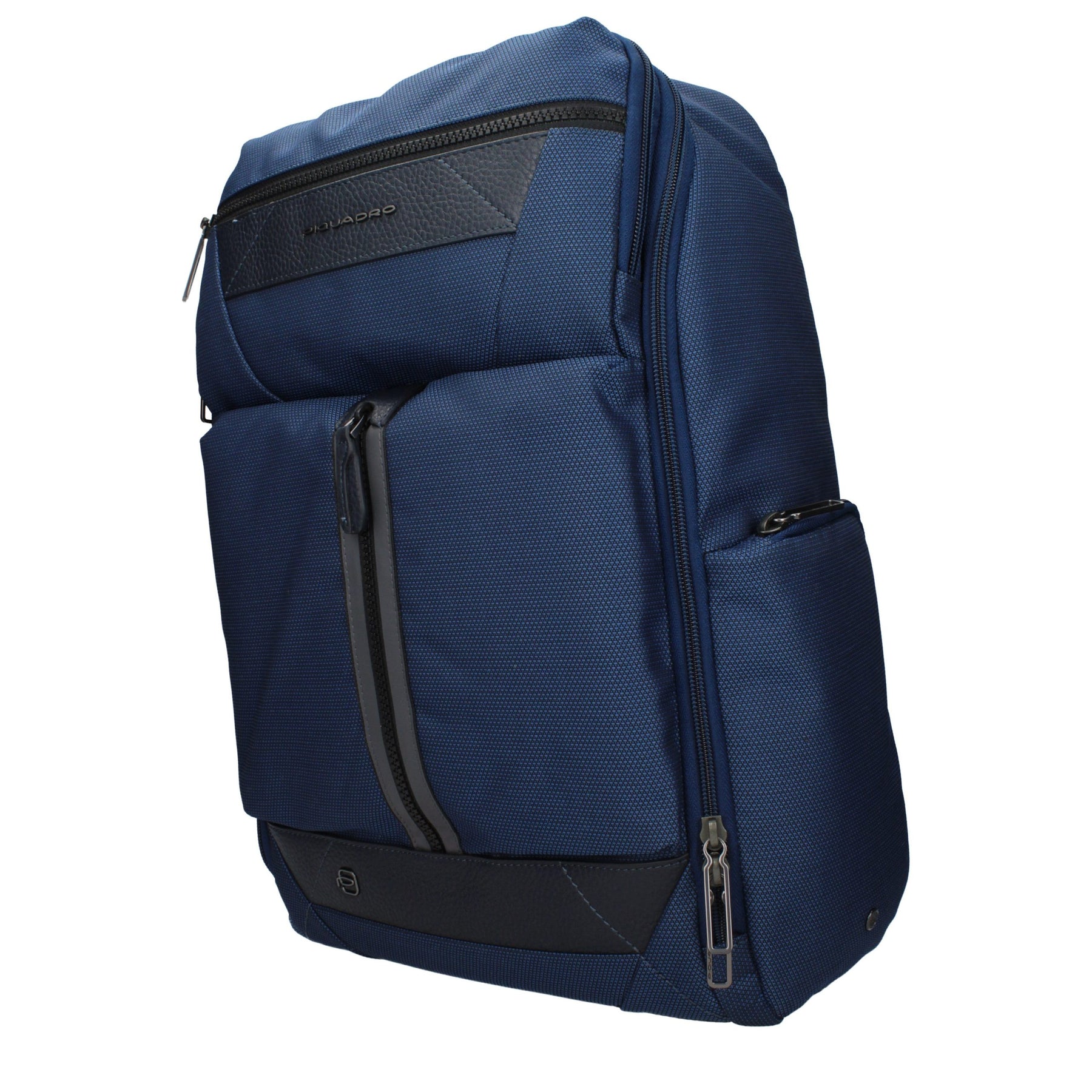 Piquadro Blue Fabric Backpack | Regal Royce