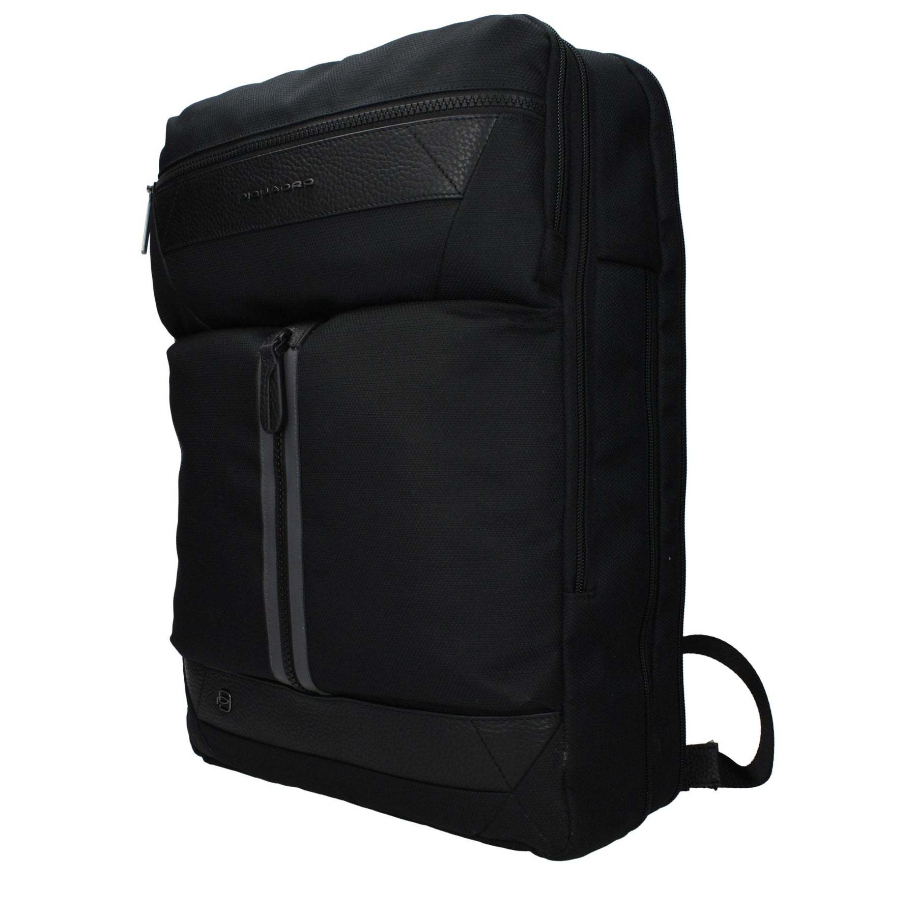 Piquadro Black Fabric Backpack | Regal Royce