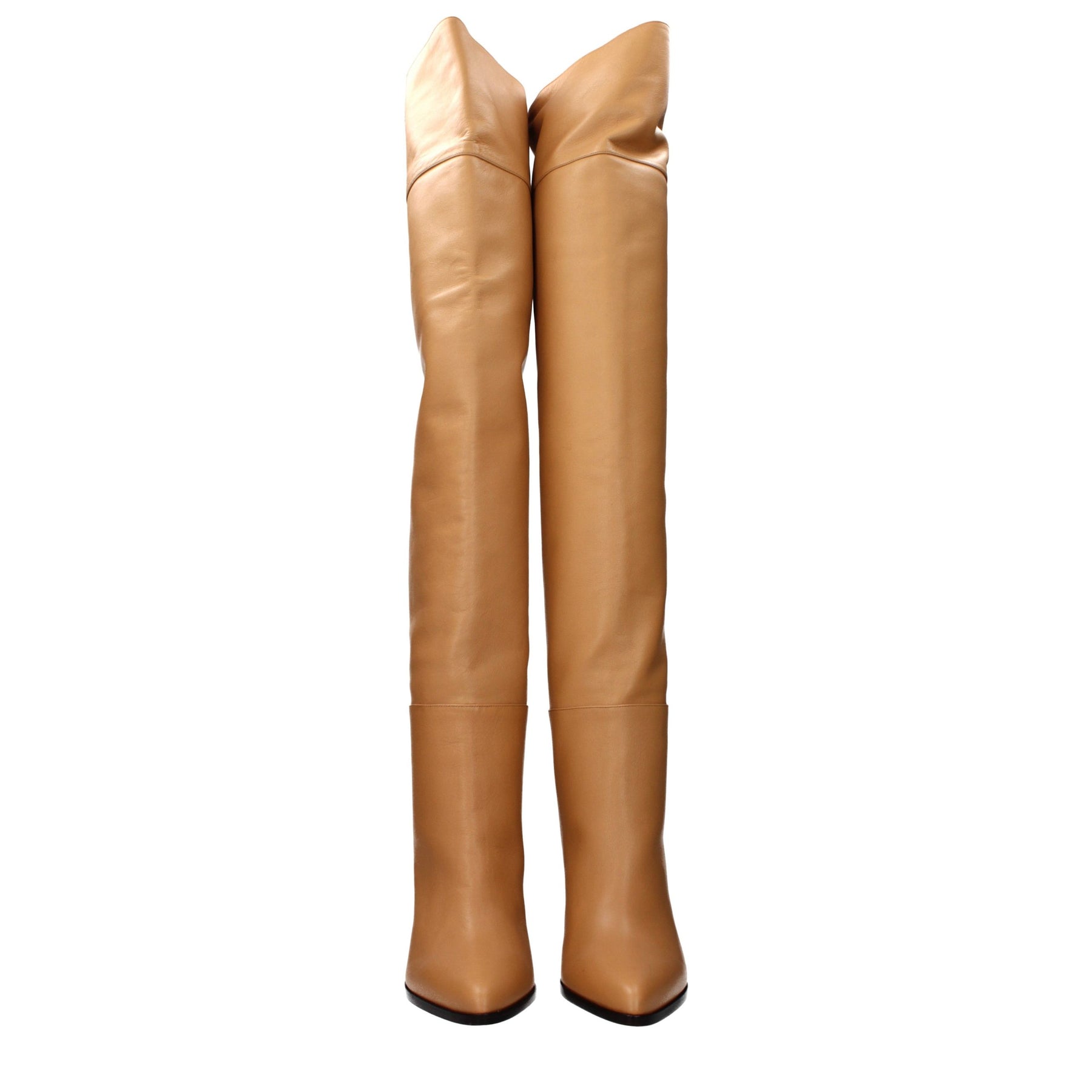 Jimmy Choo Beige Leather Ankle Boots | Regal Royce