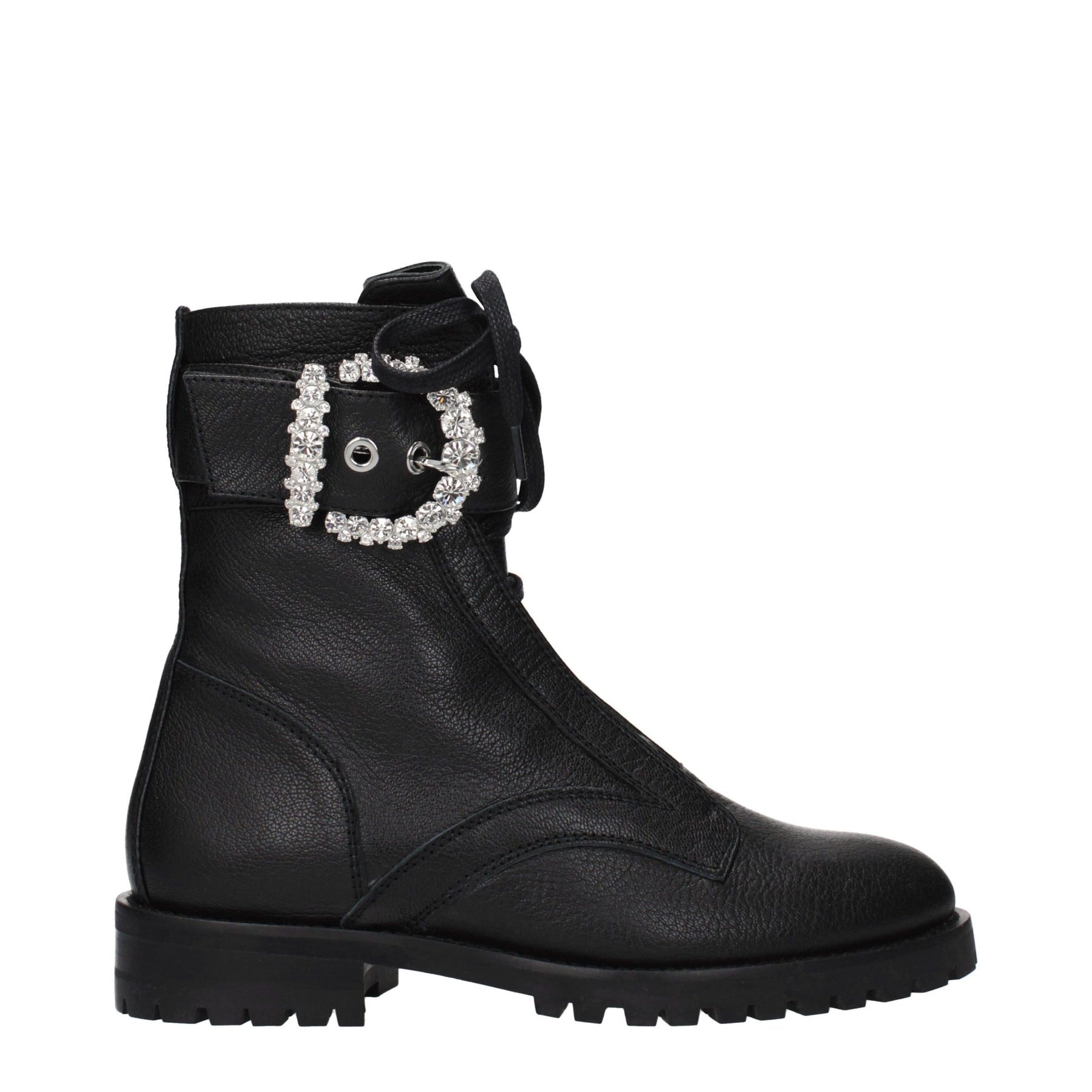 Jimmy Choo Black Leather Ankle Boots | Regal Royce