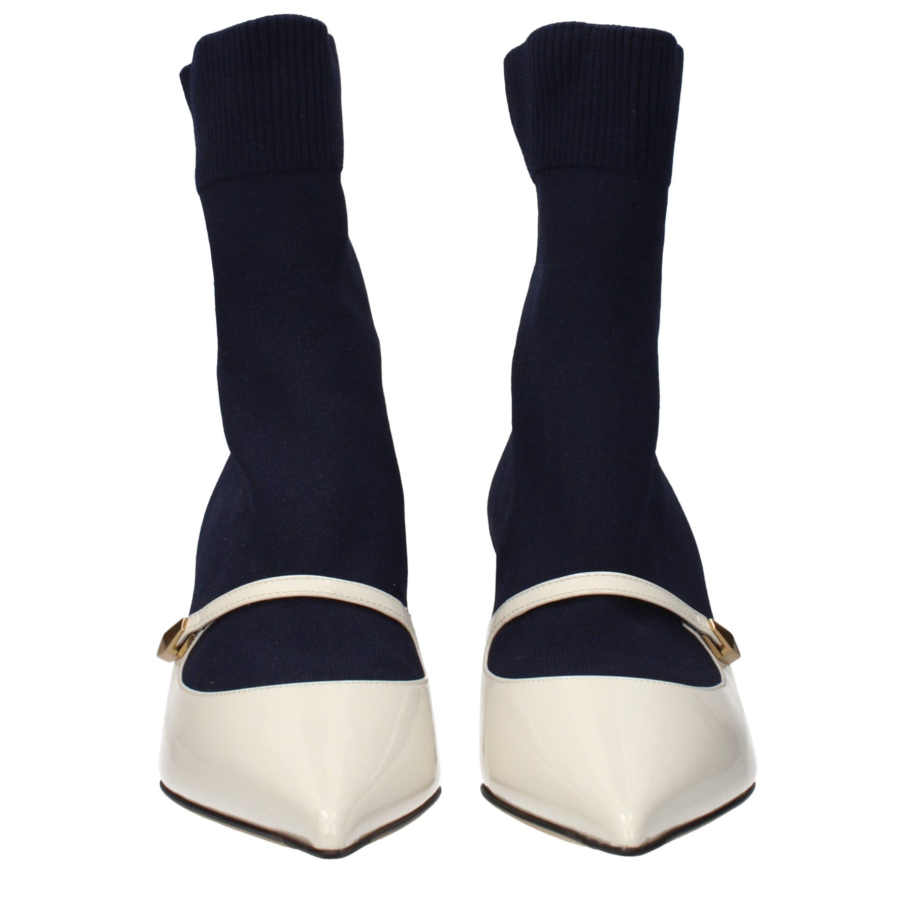 Jimmy Choo Blue Fabric Ankle Boots | Regal Royce