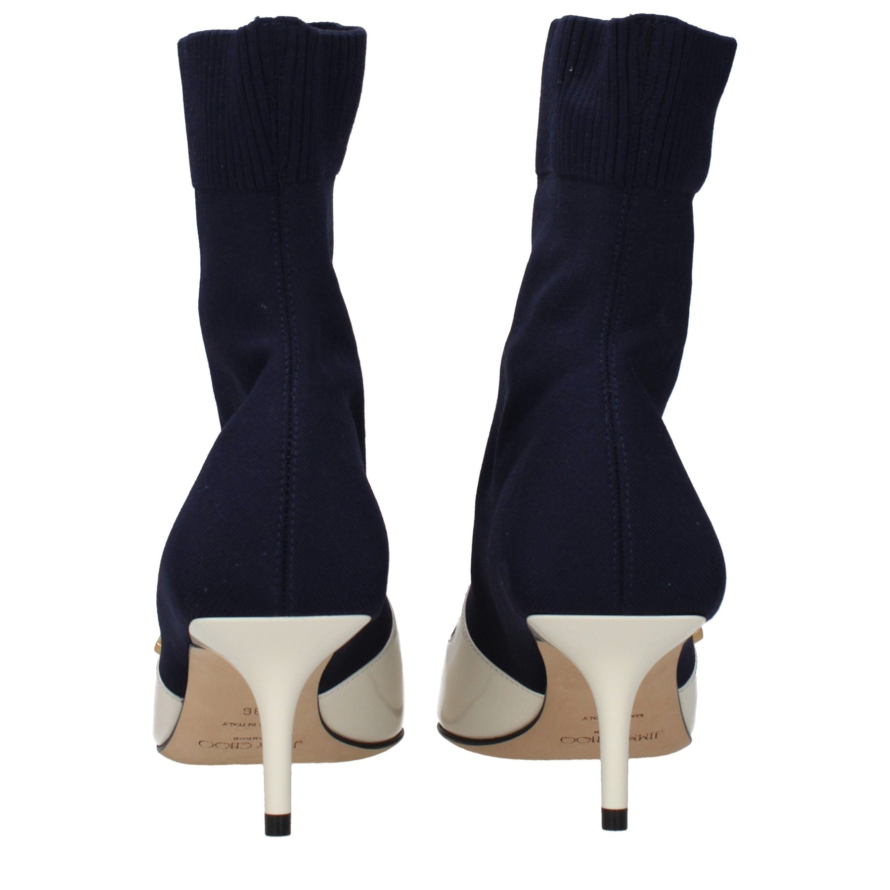 Jimmy Choo Blue Fabric Ankle Boots | Regal Royce