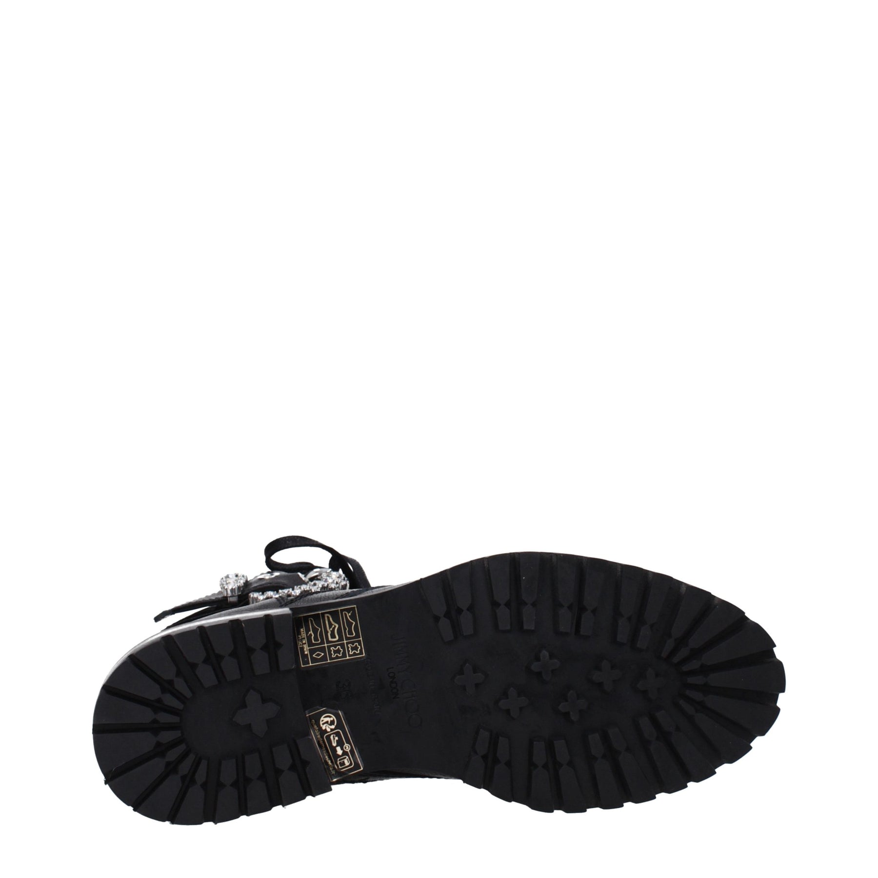 Jimmy Choo Black Leather Ankle Boots | Regal Royce