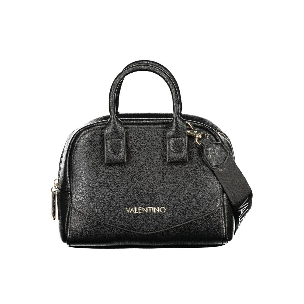 Mario Valentino Black Synthetic Leather Women's Bag with Shoulder Strap | Regal Royce