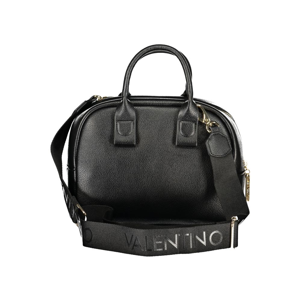 Mario Valentino Black Synthetic Leather Women's Bag with Shoulder Strap | Regal Royce
