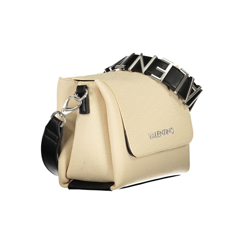 Mario Valentino Beige Polyurethane Womens Bag | Regal Royce