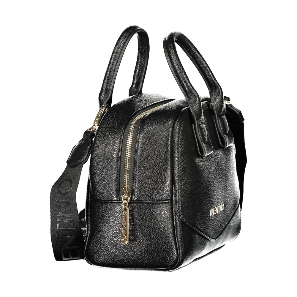 Mario Valentino Black Synthetic Leather Women's Bag with Shoulder Strap | Regal Royce