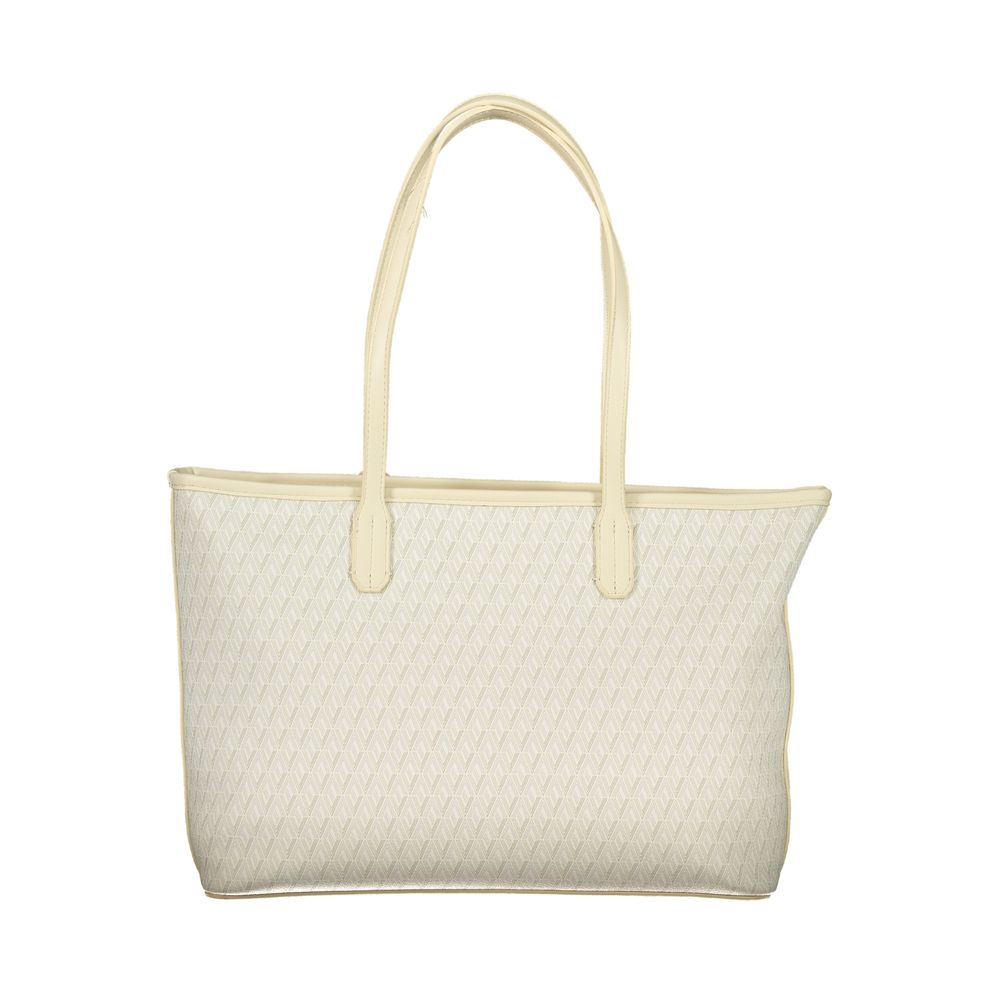 Mario Valentino Beige Polyurethane Women's Bag | Regal Royce