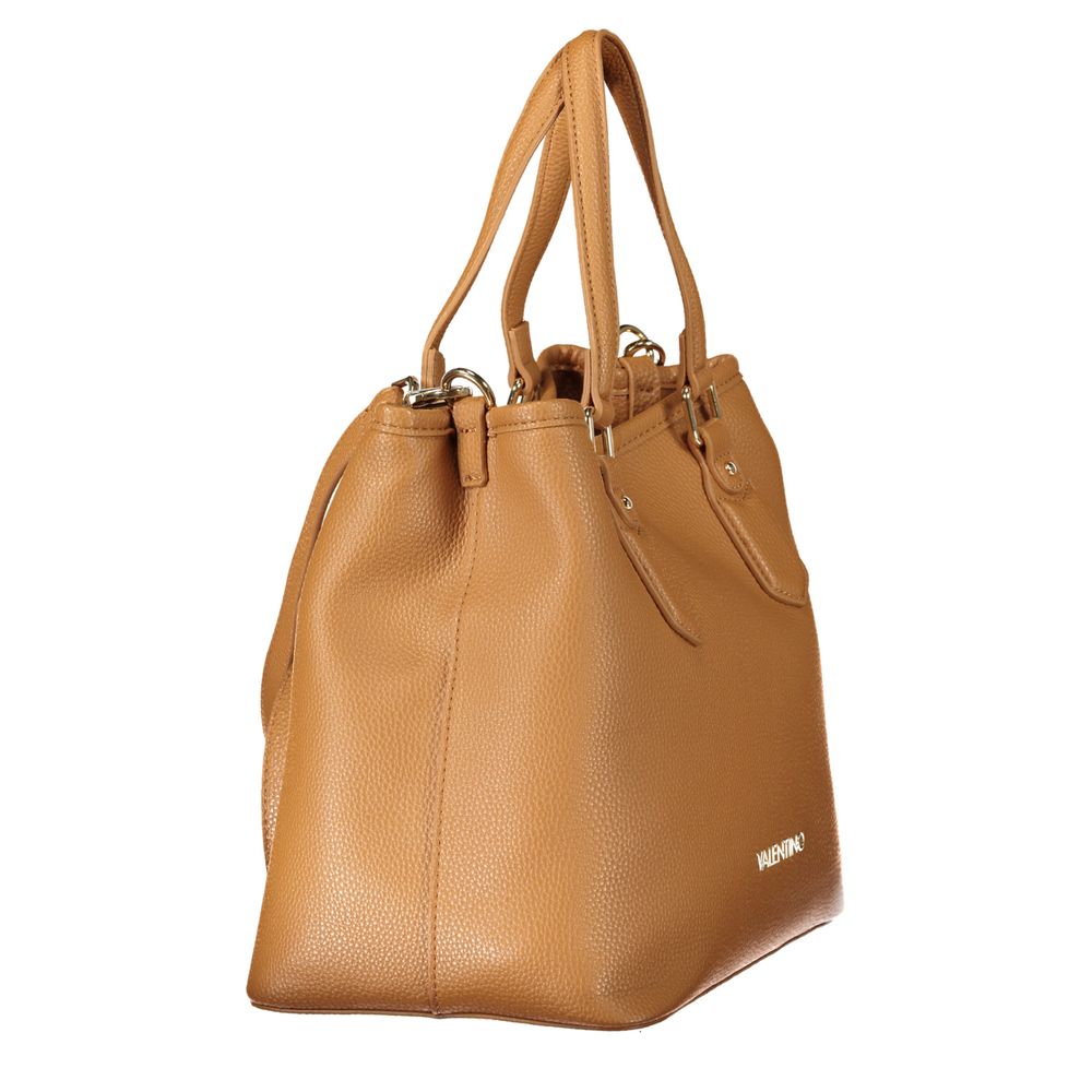 Mario Valentino Brown Polyurethane Women's Bag | Regal Royce
