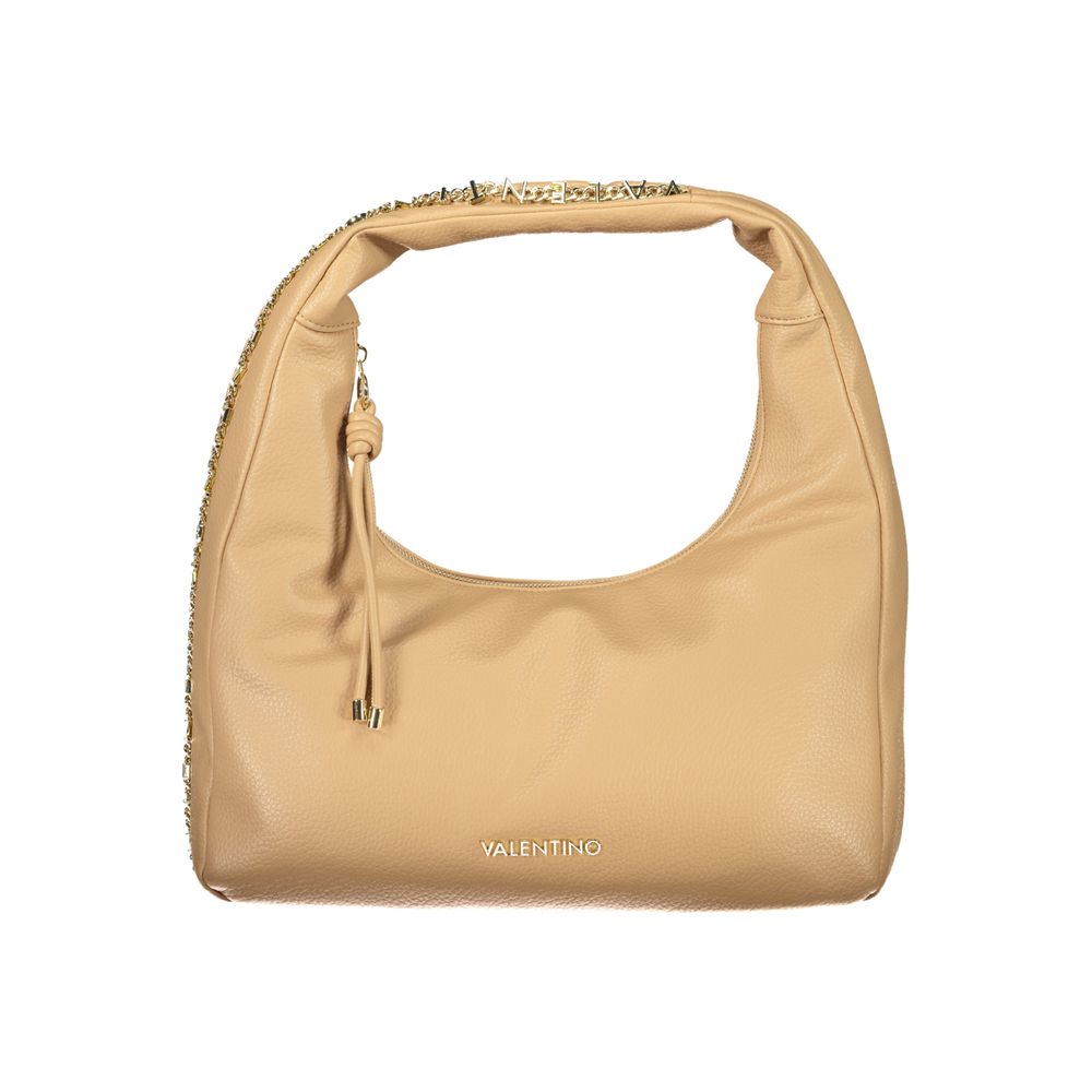 Mario Valentino Beige Polyurethane Women's Bag | Regal Royce