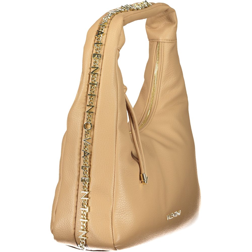 Mario Valentino Beige Polyurethane Women's Bag | Regal Royce