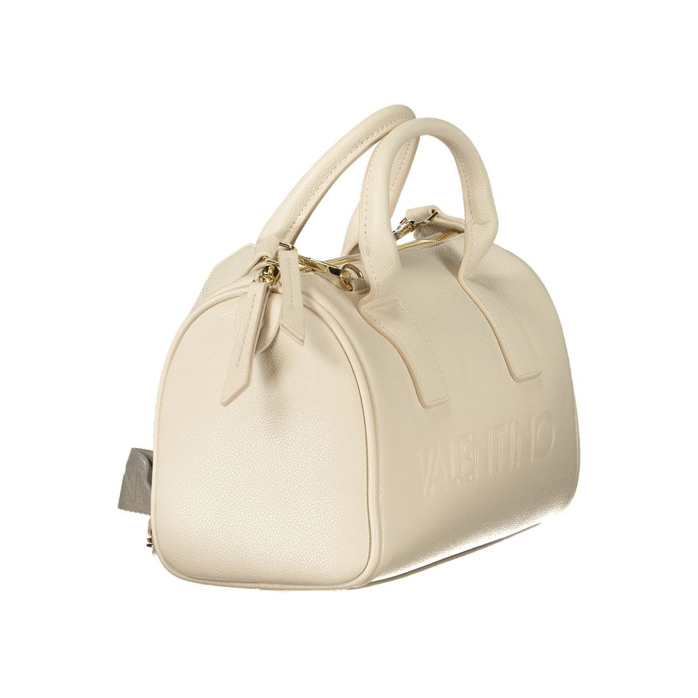 Mario Valentino Beige Polyurethane Women's Bag | Regal Royce
