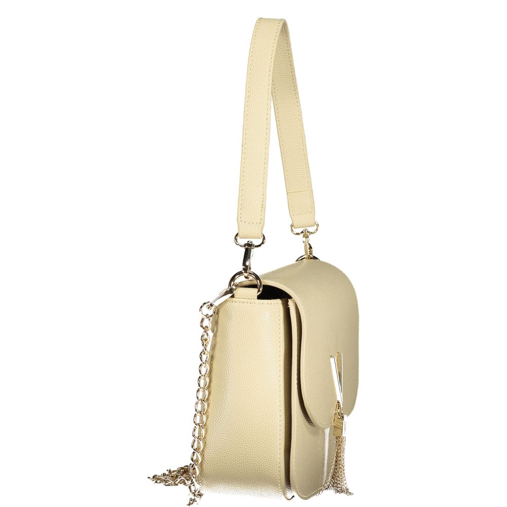 Mario Valentino Beige Polyurethane Women's Bag | Regal Royce