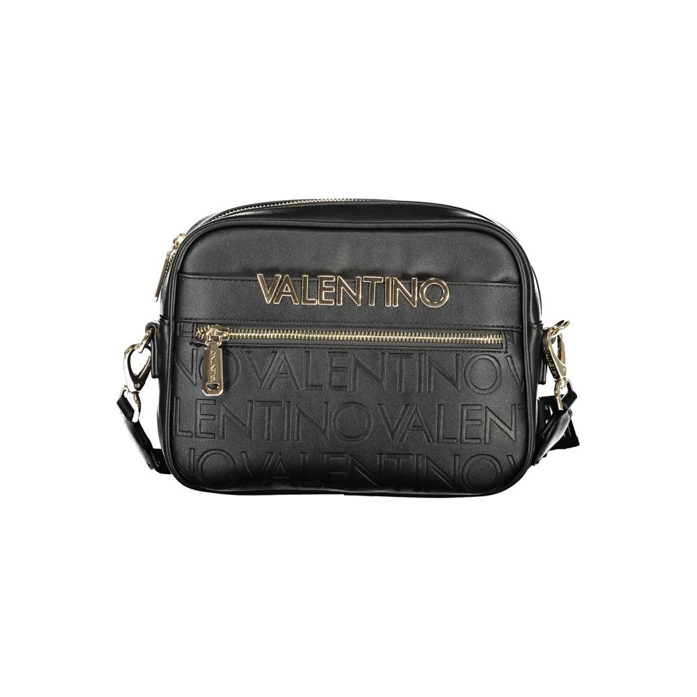 Mario Valentino Black Polyurethane Women's Bag | Regal Royce