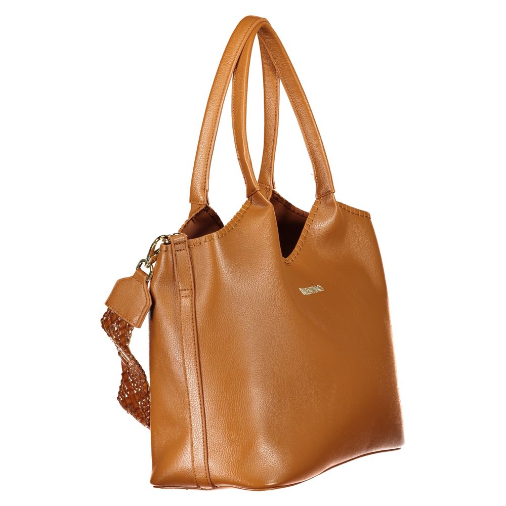 Mario Valentino Brown Polyurethane Women's Bag | Regal Royce