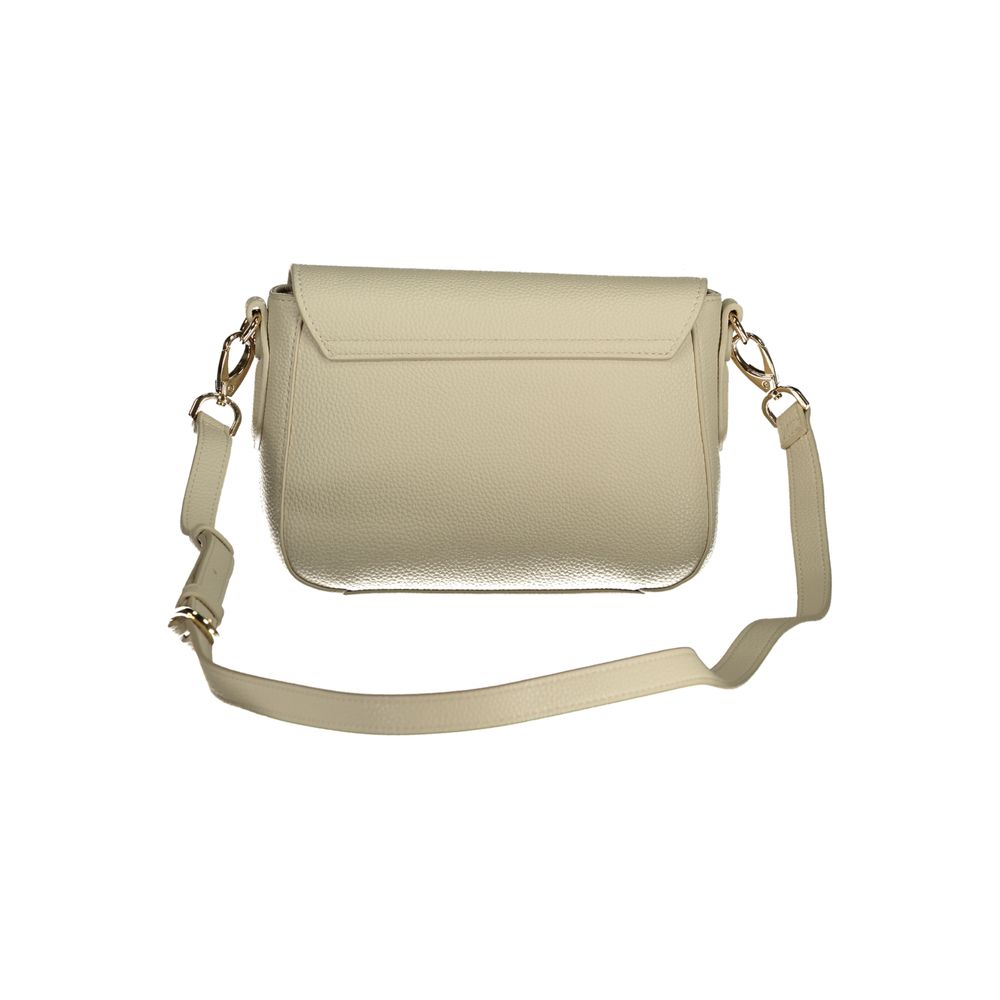 Mario Valentino Beige Polyurethane Women Bag | Regal Royce
