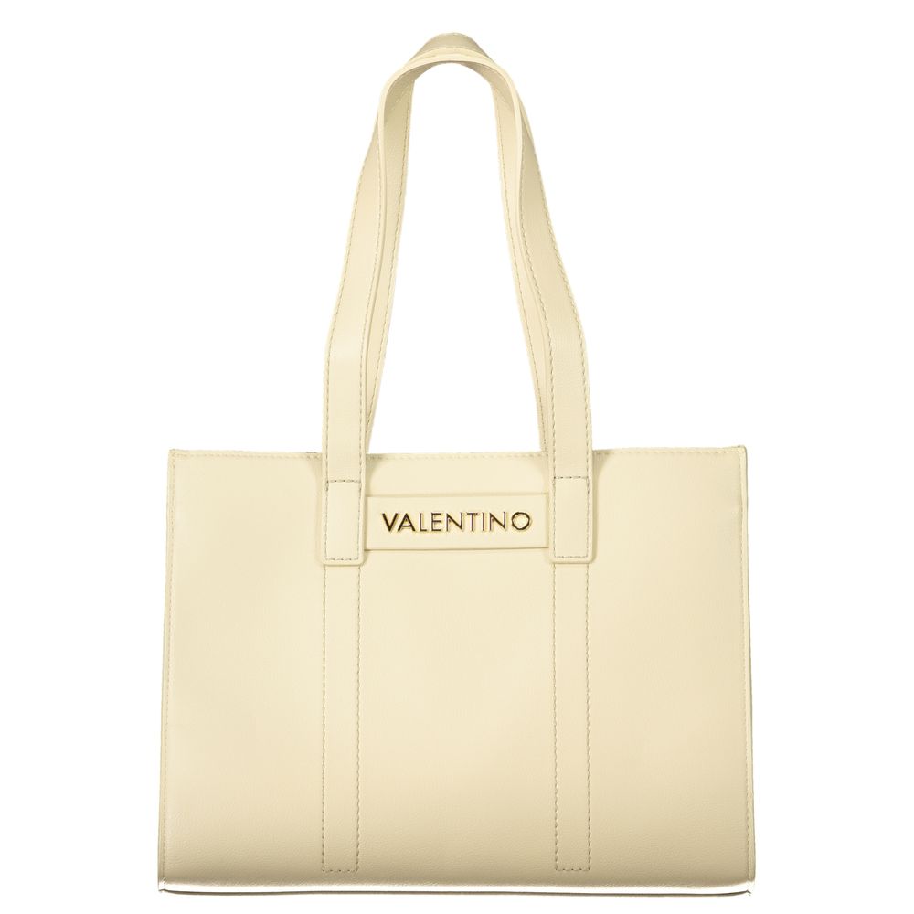 Mario Valentino Beige Polyurethane Womens Bag | Regal Royce