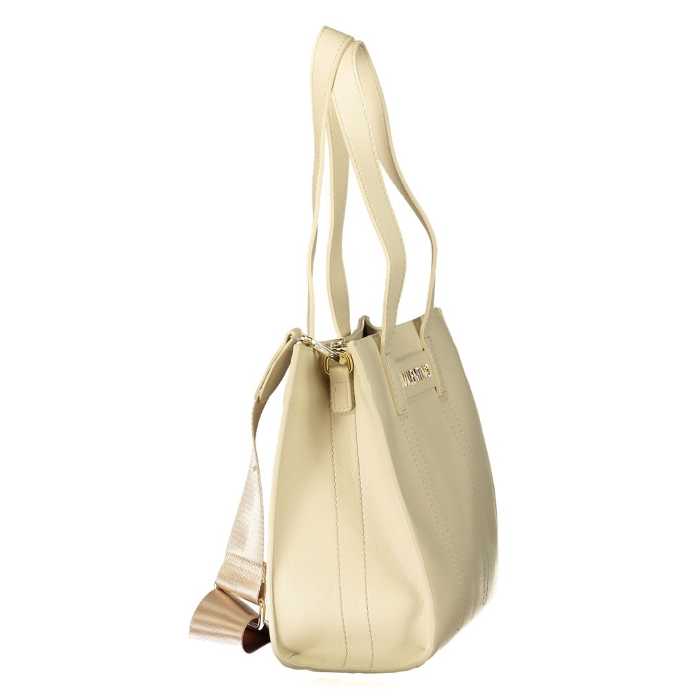 Mario Valentino Beige Polyurethane Womens Bag | Regal Royce