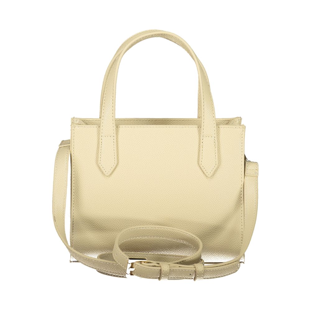 Mario Valentino Beige Polyurethane Women's Bag | Regal Royce