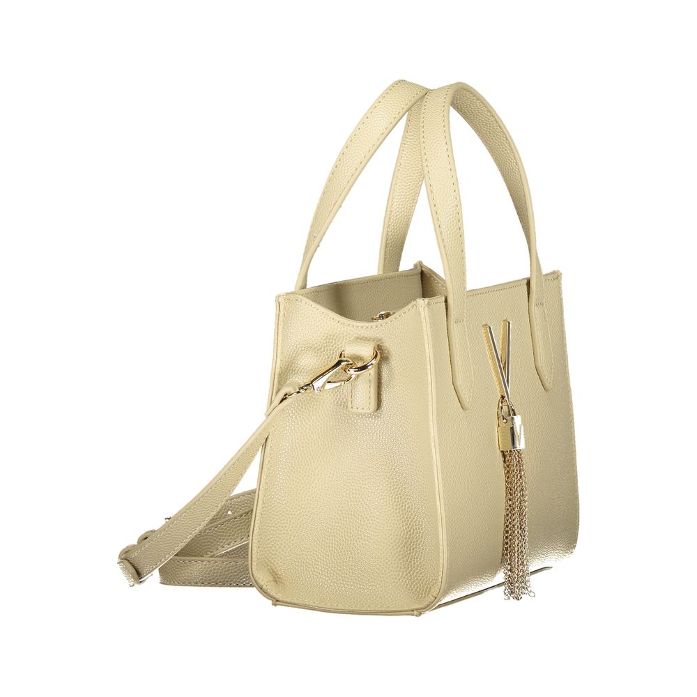 Mario Valentino Beige Polyurethane Women's Bag | Regal Royce