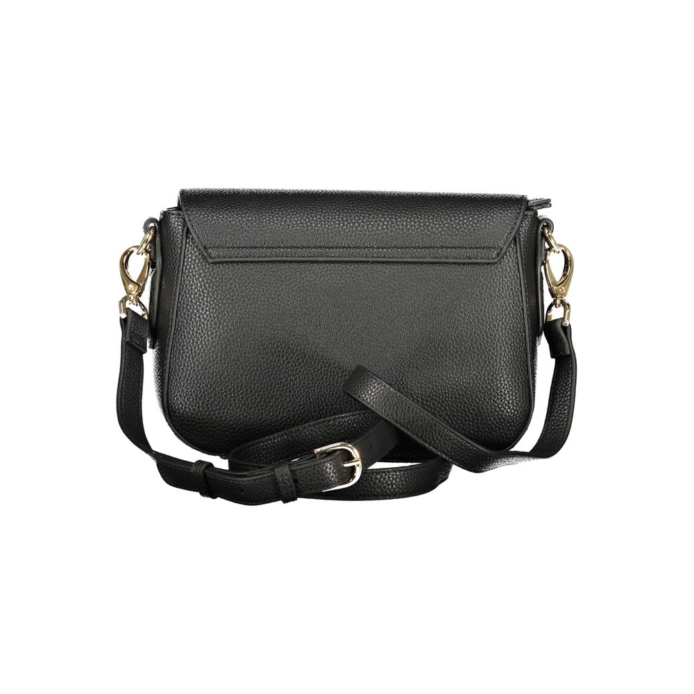 Mario Valentino Black Polyurethane Women's Bag | Regal Royce