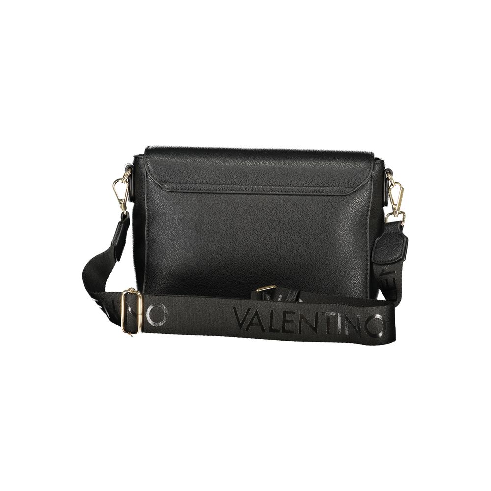 Mario Valentino Black Polyurethane Women's Bag | Regal Royce