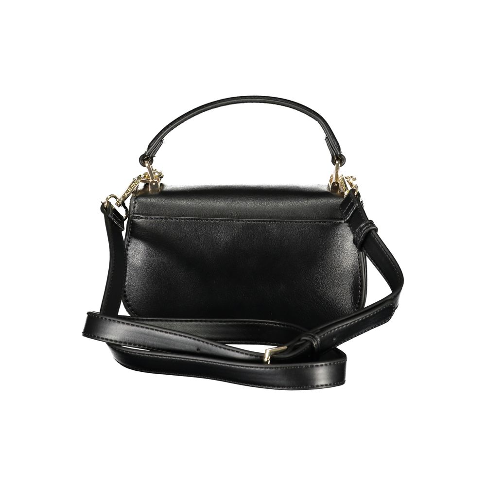Mario Valentino Black Polyurethane Women's Bag | Regal Royce