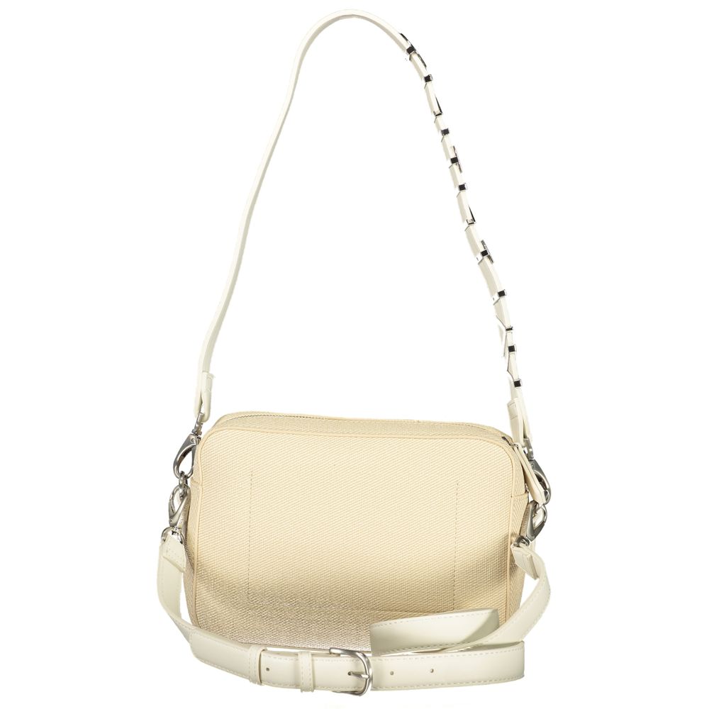 Mario Valentino Beige Polyurethane Women's Bag | Regal Royce