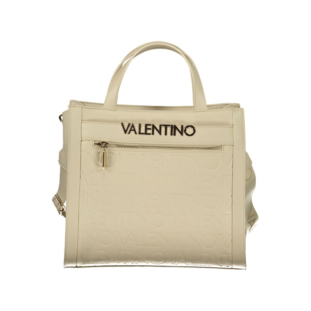 Mario Valentino Beige Polyurethane Women's Bag | Regal Royce