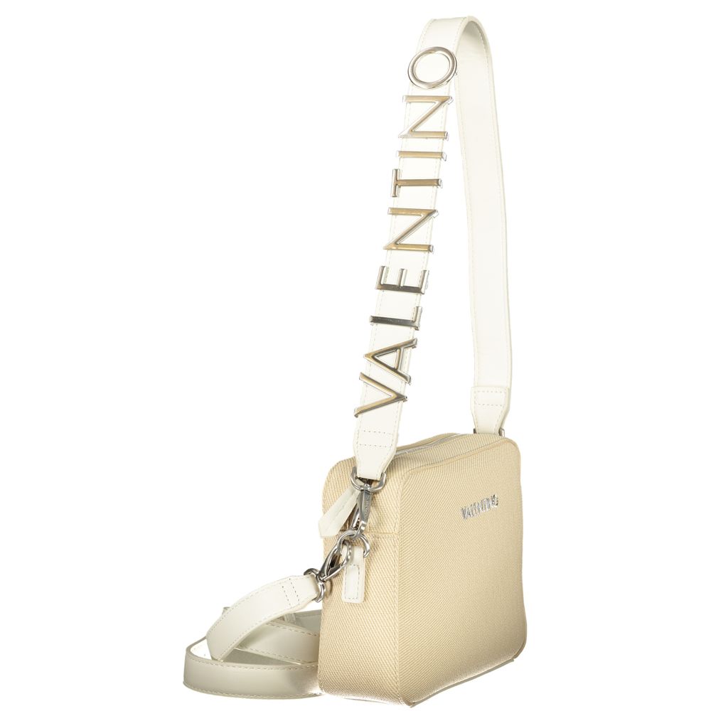 Mario Valentino Beige Polyurethane Women's Bag | Regal Royce