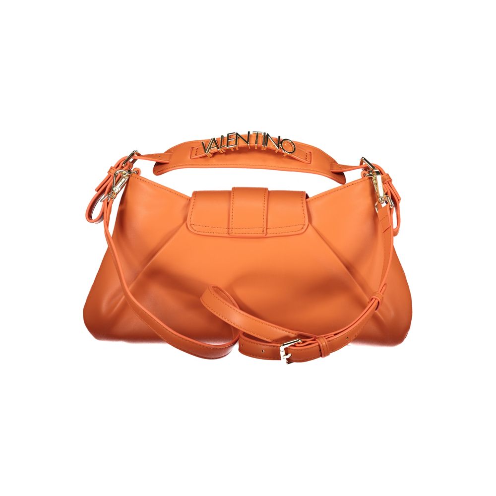 Mario Valentino Orange Polyurethane Women's Bag | Regal Royce