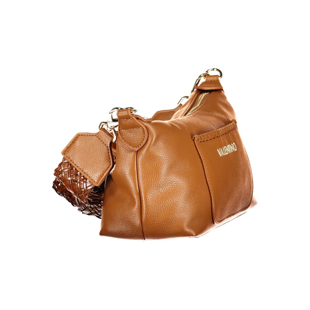 Mario Valentino Brown Polyurethane Women's Bag | Regal Royce