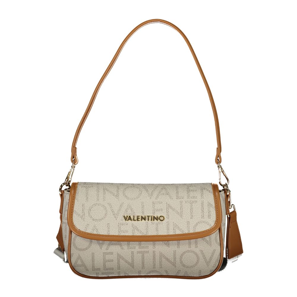 Mario Valentino Beige Polyurethane Womens Bag | Regal Royce