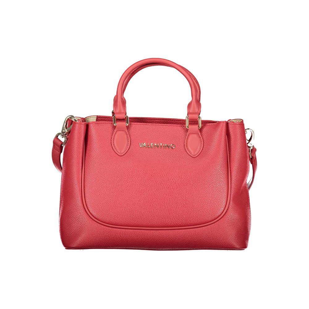 Mario Valentino Rosso Poliuretano Donna Bag With Handles and Protective Features | Regal Royce