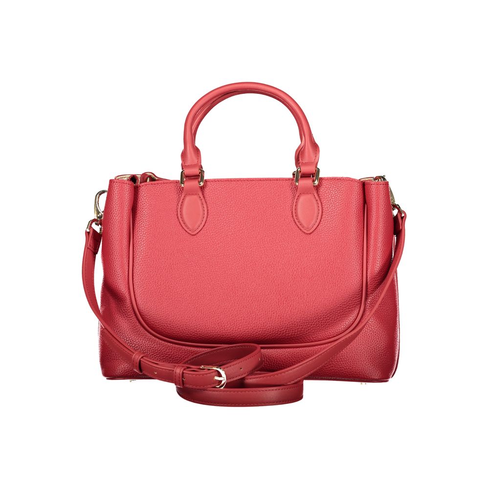 Mario Valentino Rosso Poliuretano Donna Bag With Handles and Protective Features | Regal Royce